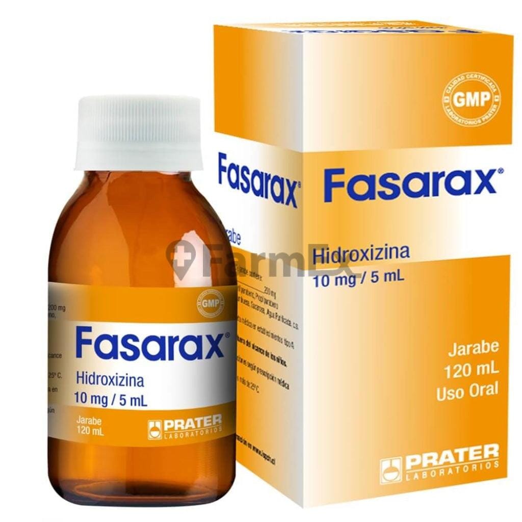Fasarax Jarabe 10 mg / 5 mL x 120 mL Farmex-Fonasa-Persistente